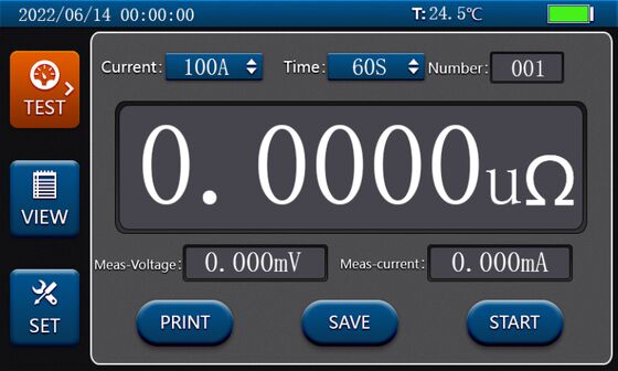 100A  Contact Resistance Tester for Circuit Breakers
