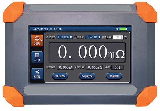Handheld DC Resistance Tester with 0.2% Accuracy Multi-range Current Output and Auto-Ranging Measurement