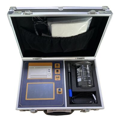 Portable Salt Deposit Density Tester with 0.0001-9.9999 mg/cm² Range, 480×272 Color LCD Touchscreen, and 100,000 Records Storage for Insulator Contamination Testing
