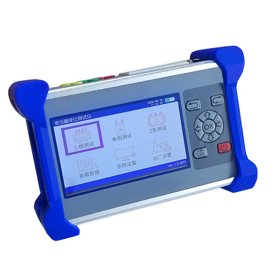 Handheld Transformer Turns Ratio Tester with 0.8～10000 Test Range, Three-phase Automatic Testing and Built-in Lithium Battery