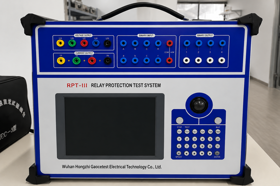 PRT-III Microprocessor Relay Protection Test Set with 0.2 Class Accuracy and 120A Current Output for Substation Testing