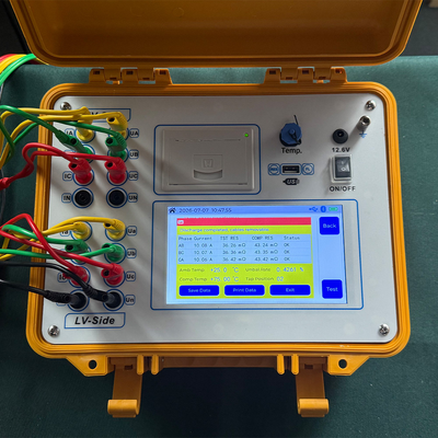 Portable 2-in-1 Transformer Turns Ratio  Winding Resistance Tester